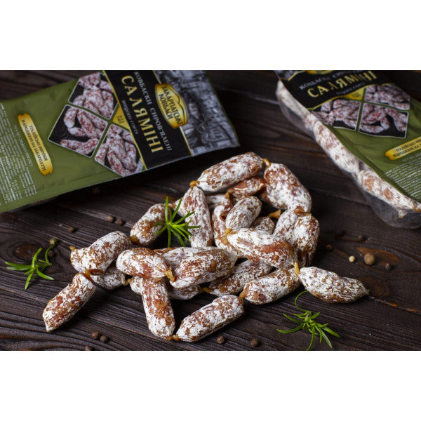 Salamini sausages TM "Zakarpatsky" 100g (3.5oz)